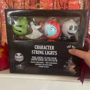 The Nightmare Before Christmas Halloween Musical String Light Set Jack Sally